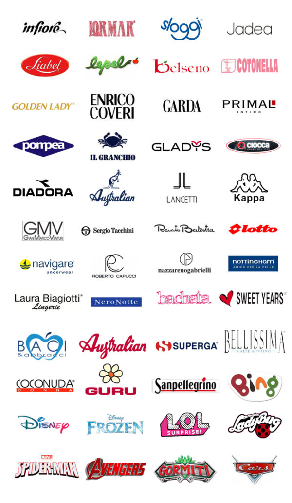 Brands Intimo Calzature Abbigliamento Sport Intimo Valigeria E